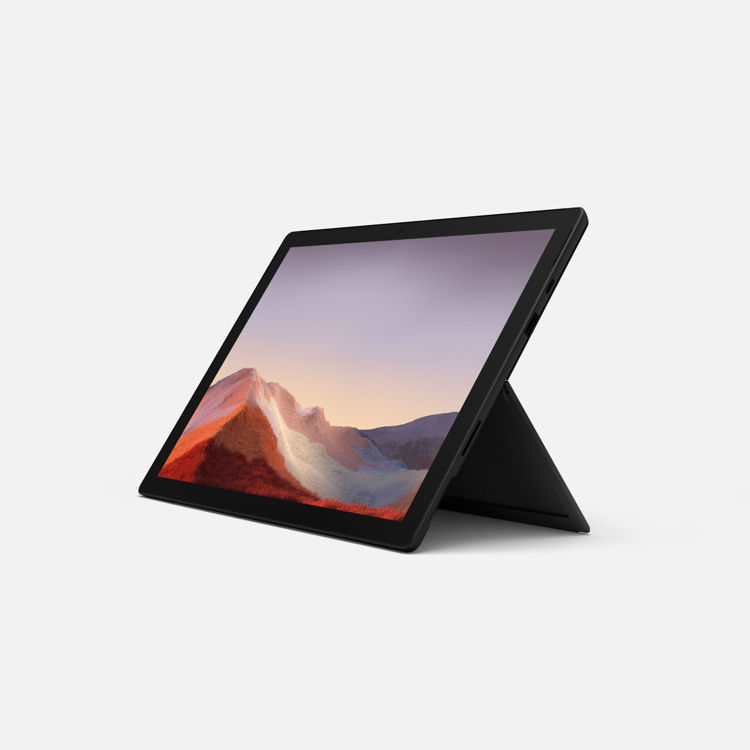 Surface Pro 7 - Black -  Angled tablet